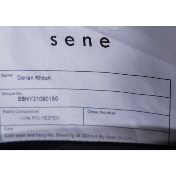 Sene Solid Black Sport Blazer Unstructured Blazer Jacket Coat Solid Size 48R EUC - Picture 11 of 14